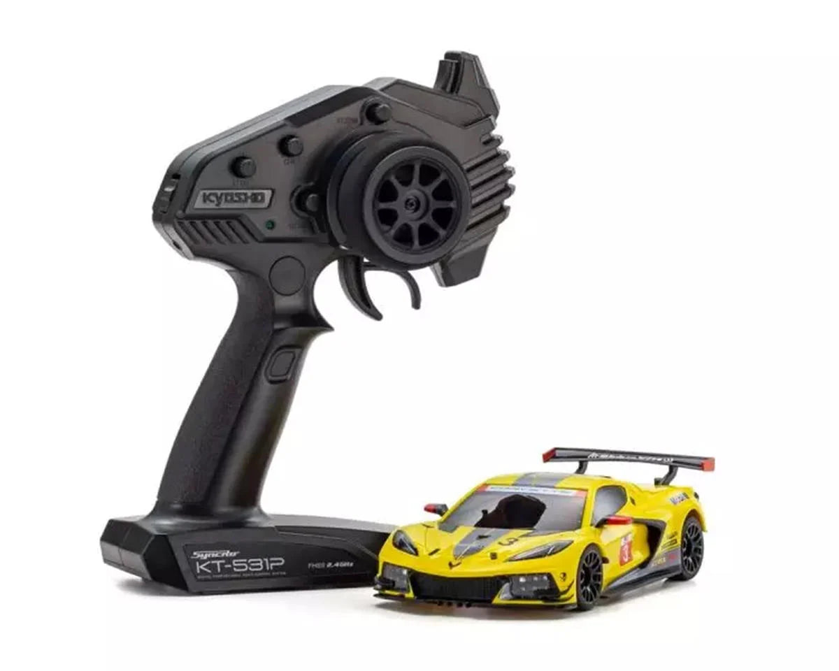 Kyosho - MINI-Z RWD MR-04 readyset CHEVROLET® CORVETTE® C8.R Yellow