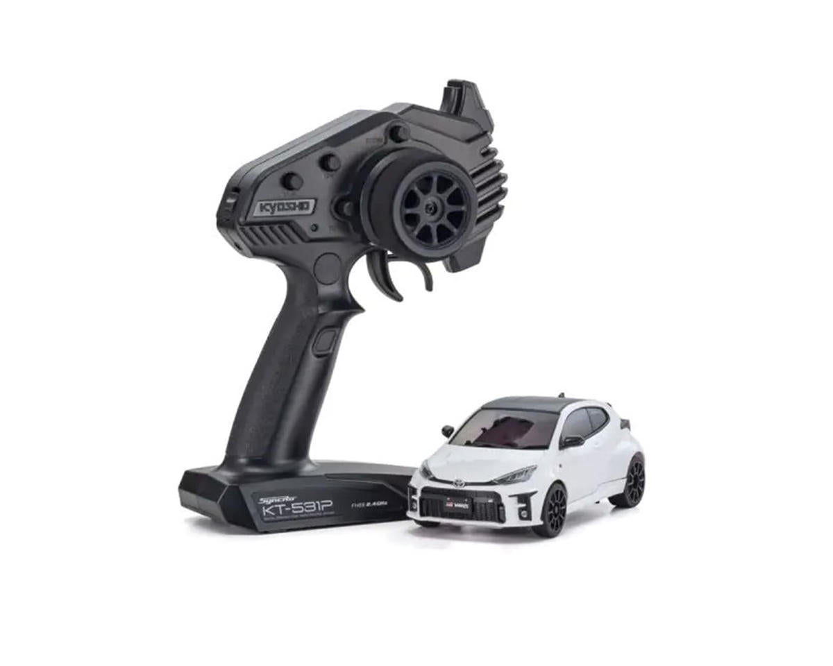 Kyosho - MINI-Z RWD MR-04 readyset Toyota GR YARIS Platinum White Pearl Mica