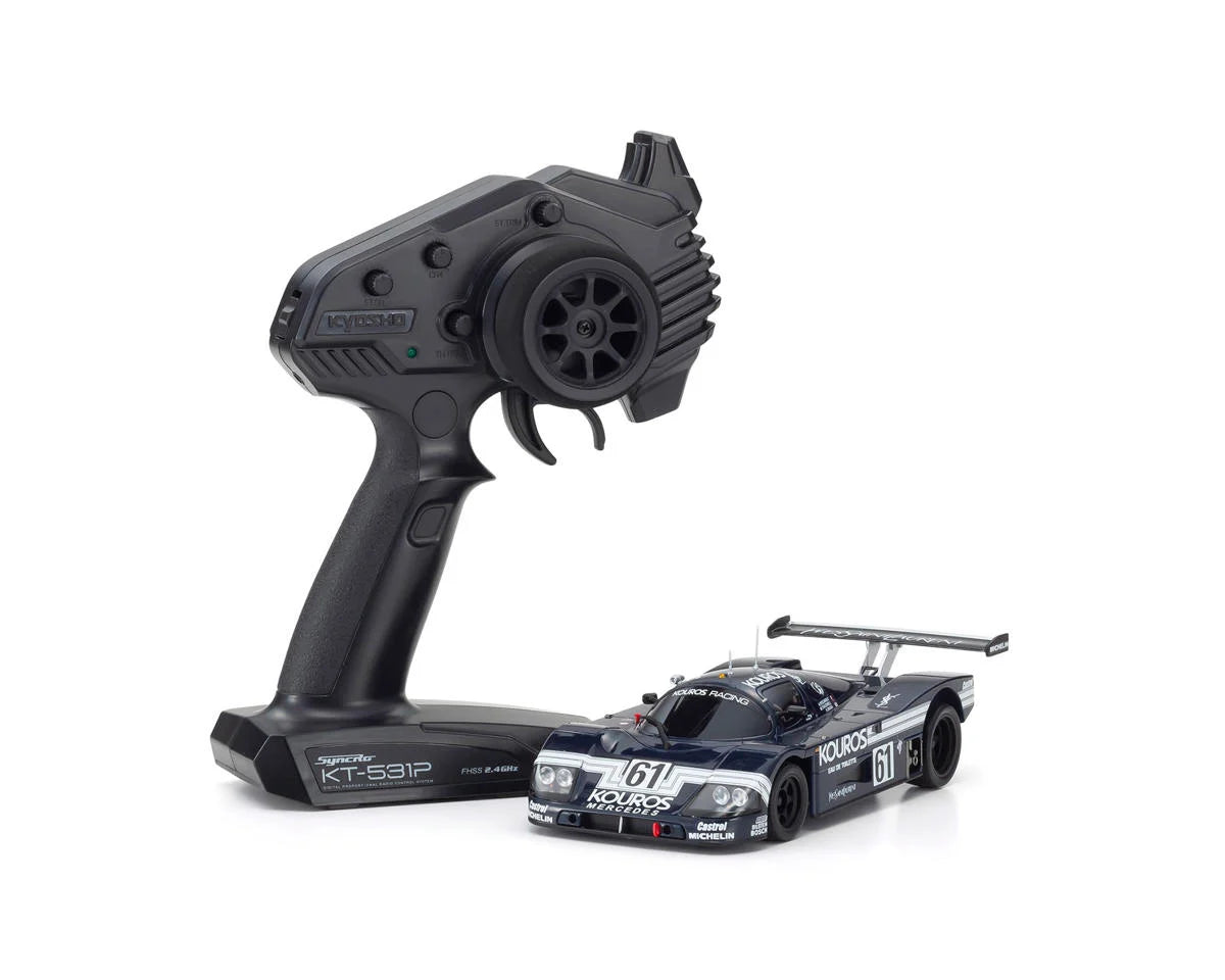 Kyosho - MINI-Z RWD MR-04 readyset Sauber-Mercedes Gruppe-C-Rennsportwagen C9, Nr.61, LM1988