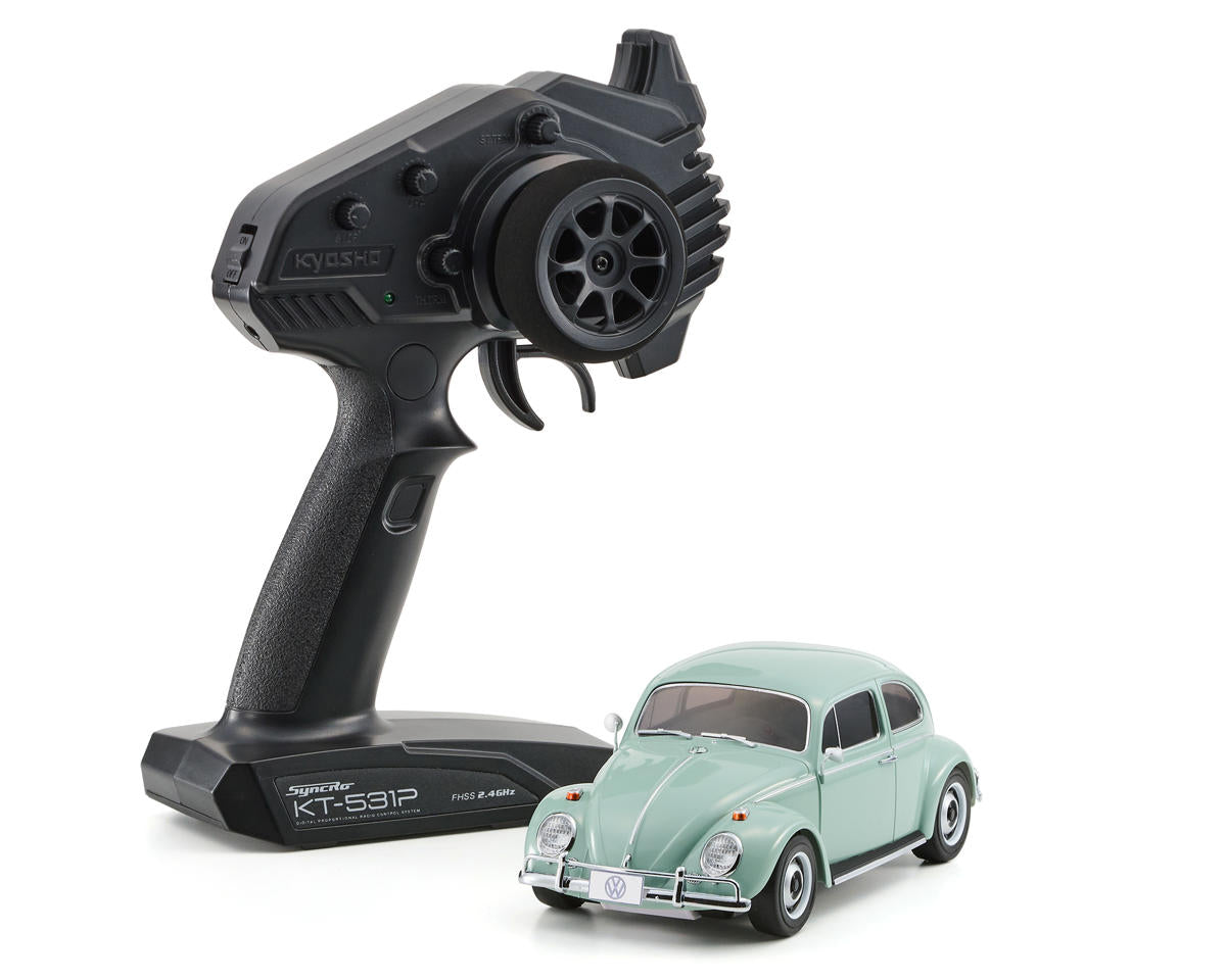 Kyosho - MINI-Z RWD MR-04 readyset VW Beetle 1966 Model Bahama Blue
