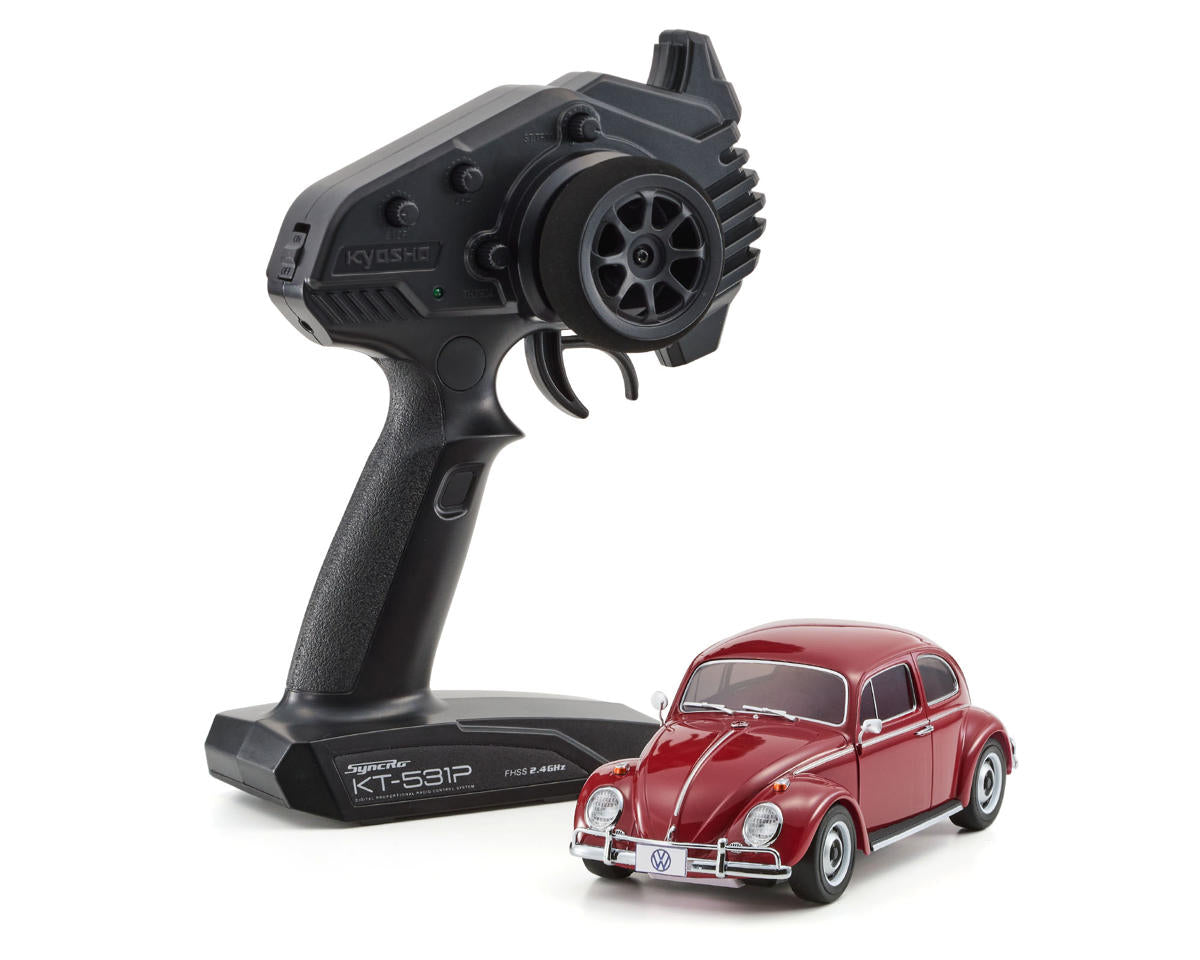 Kyosho - MINI-Z RWD MR-04 readyset VW Beetle 1966 Model Ruby Red