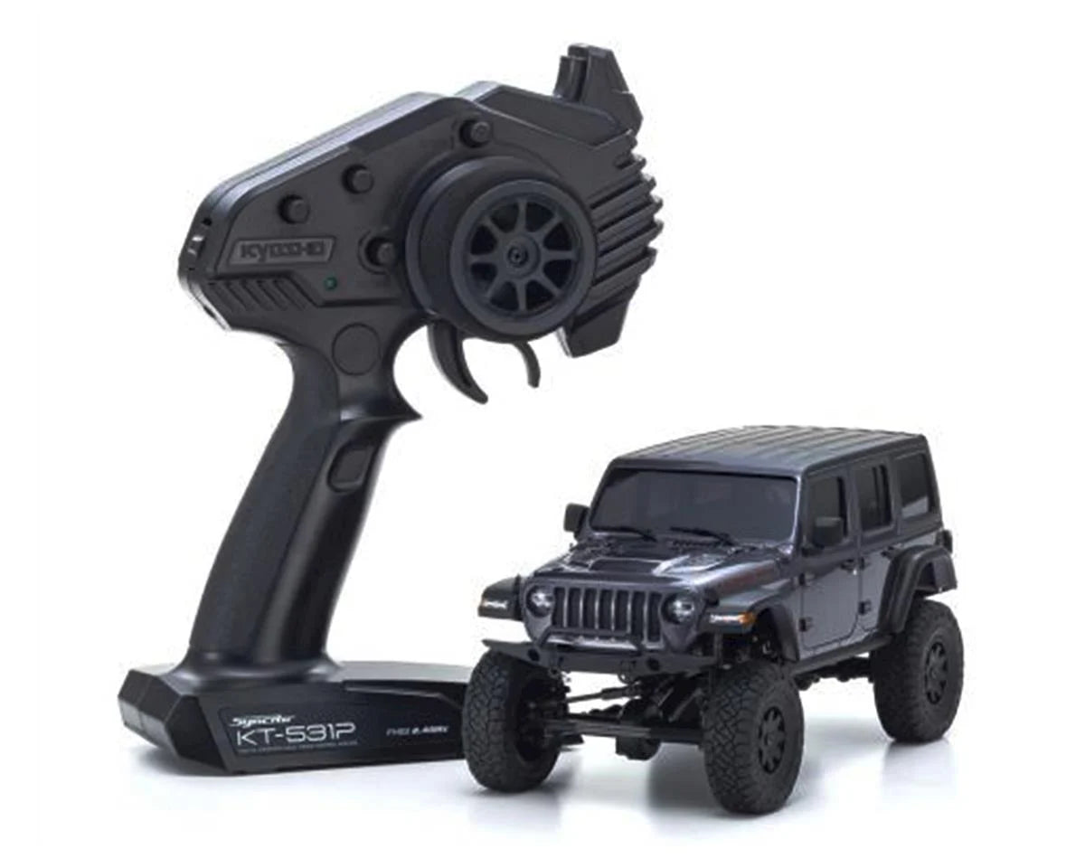 Kyosho - MINI-Z 4X4 Series Ready Set JeepⓇ Wrangler Unlimited Rubicon Granite Crystal Metallic