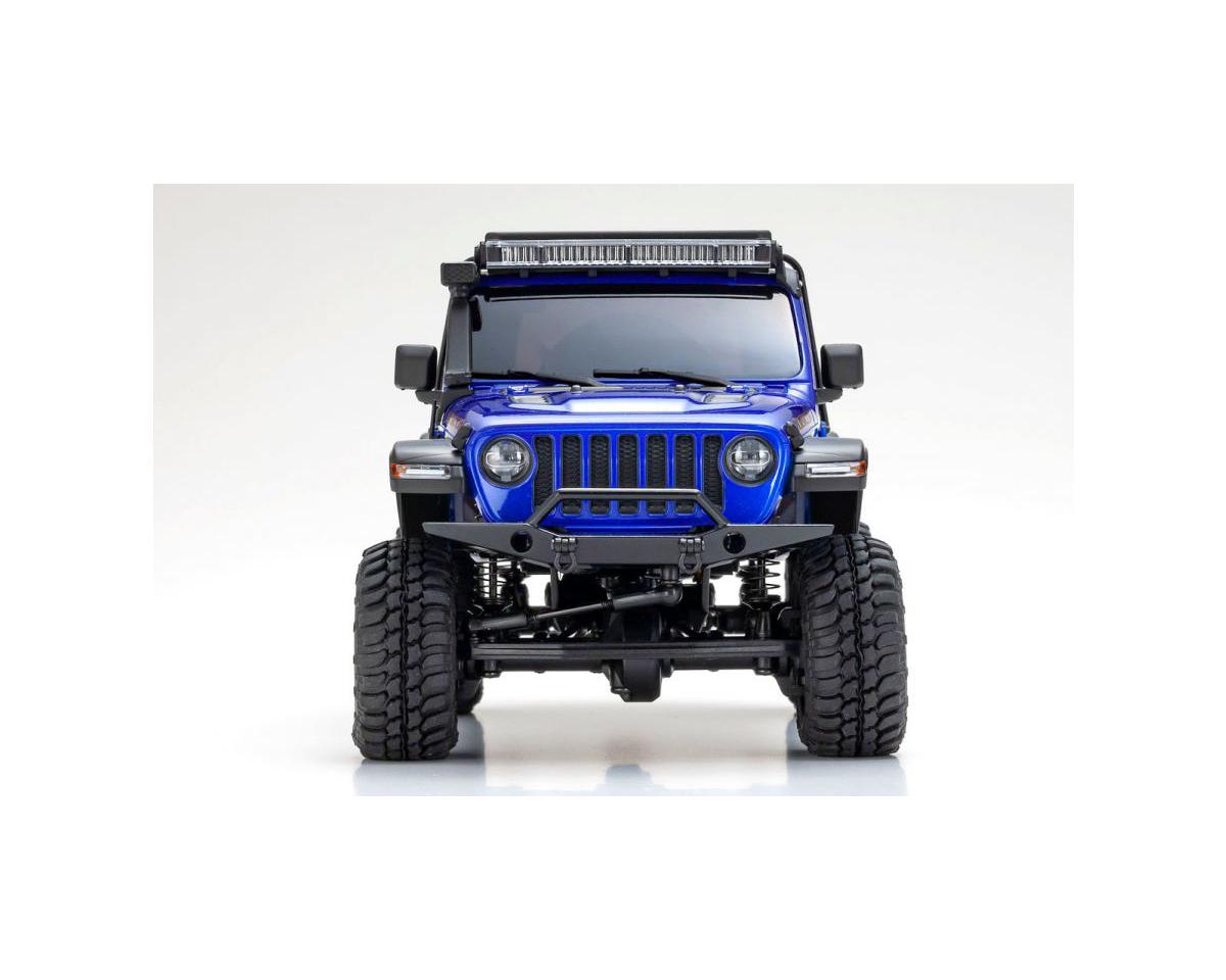 Kyosho - MINI-Z 4X4 Series Ready Set JeepⓇ Wrangler Unlimited Rubicon with Accessory parts Ocean Blue Metallic