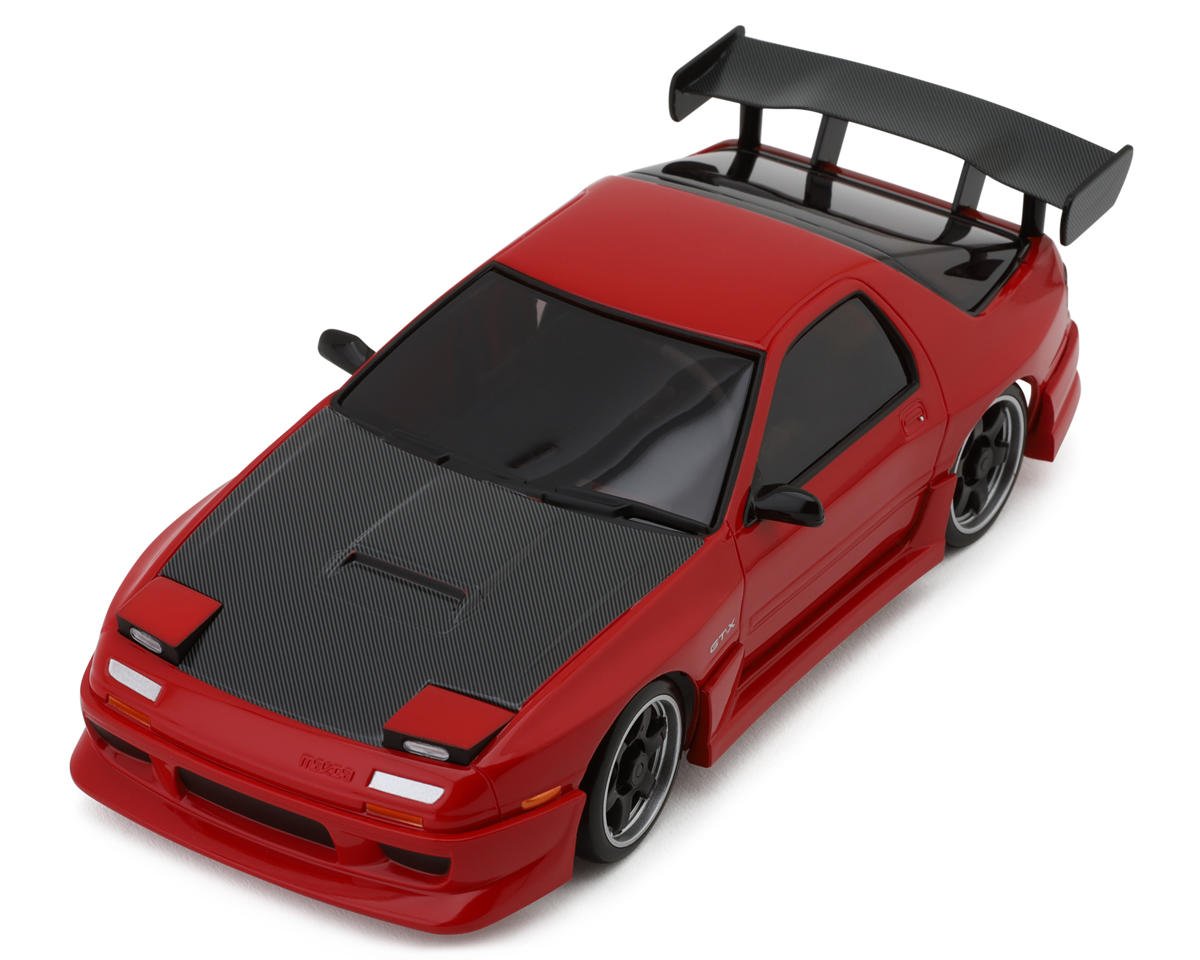 Kyosho - MINI-Z AWD MAZDA SAVANNA RX-7 FC3S with Aero Kit and CFRP hood Red