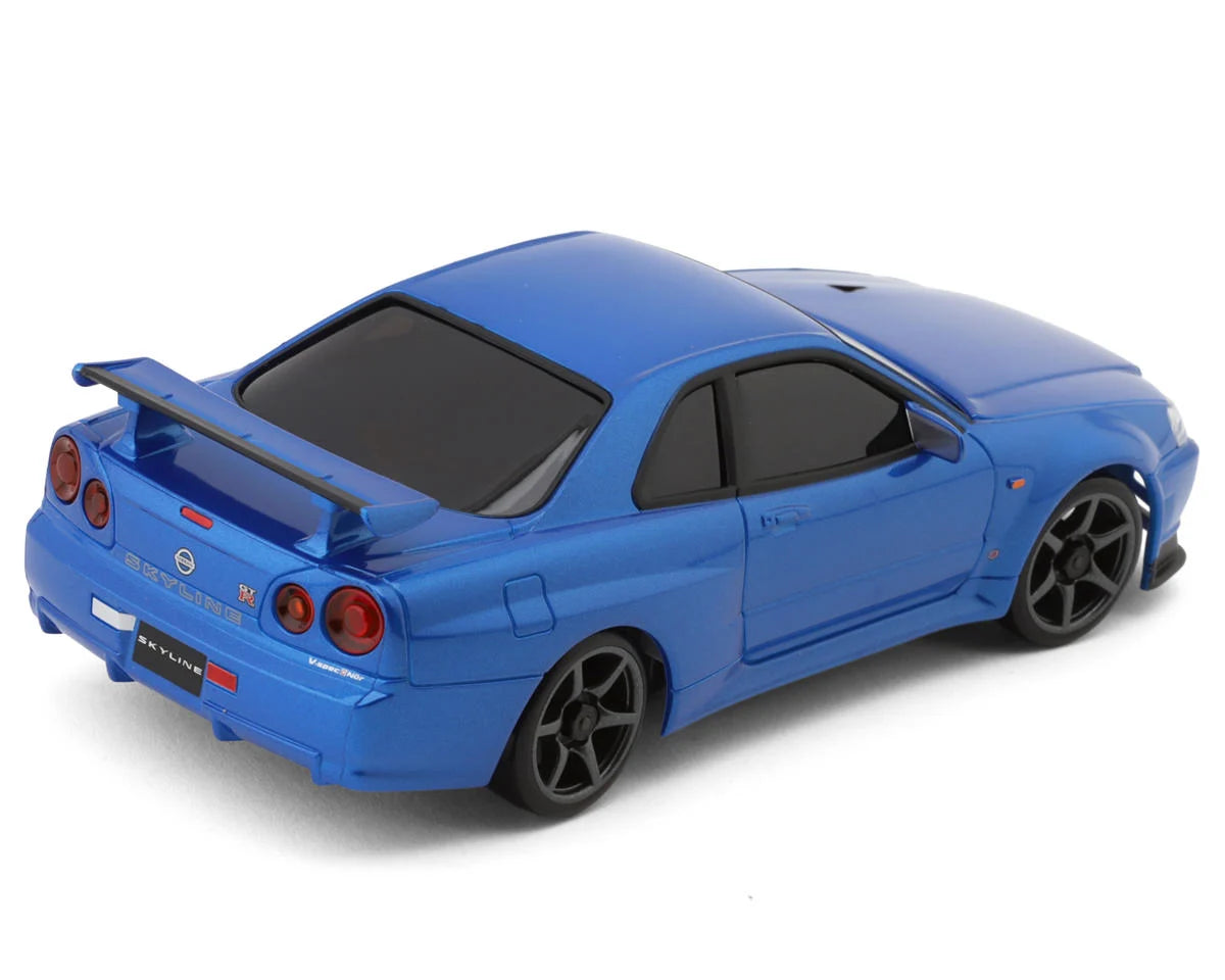 Kyosho - MINI-Z AWD NISSAN SKYLINE GT-R R34 V.specⅡNur Metallic Blue
