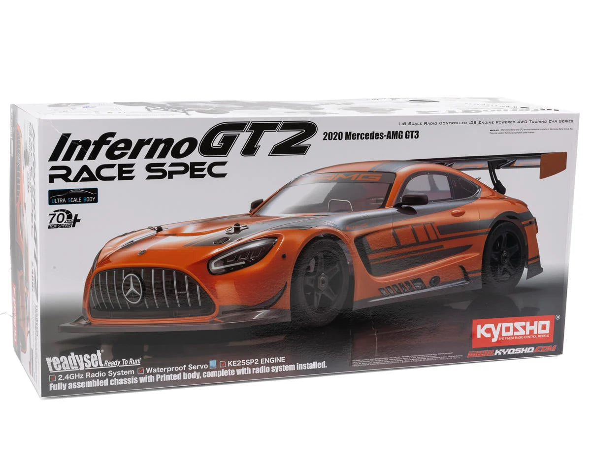 Kyosho - 1/8 GP 4WD INFERNO GT2 RACE SPEC 2020 Mercedes-AMG GT3