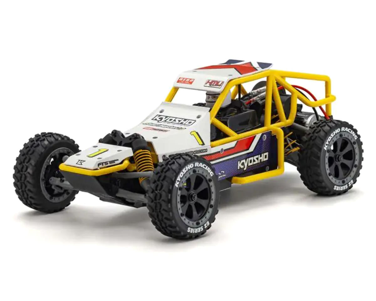 Kyosho - 1:10 Scale RC EP 2WD Buggy EZ Series readyset Sand Master 2.0 Color Type 1 (White)