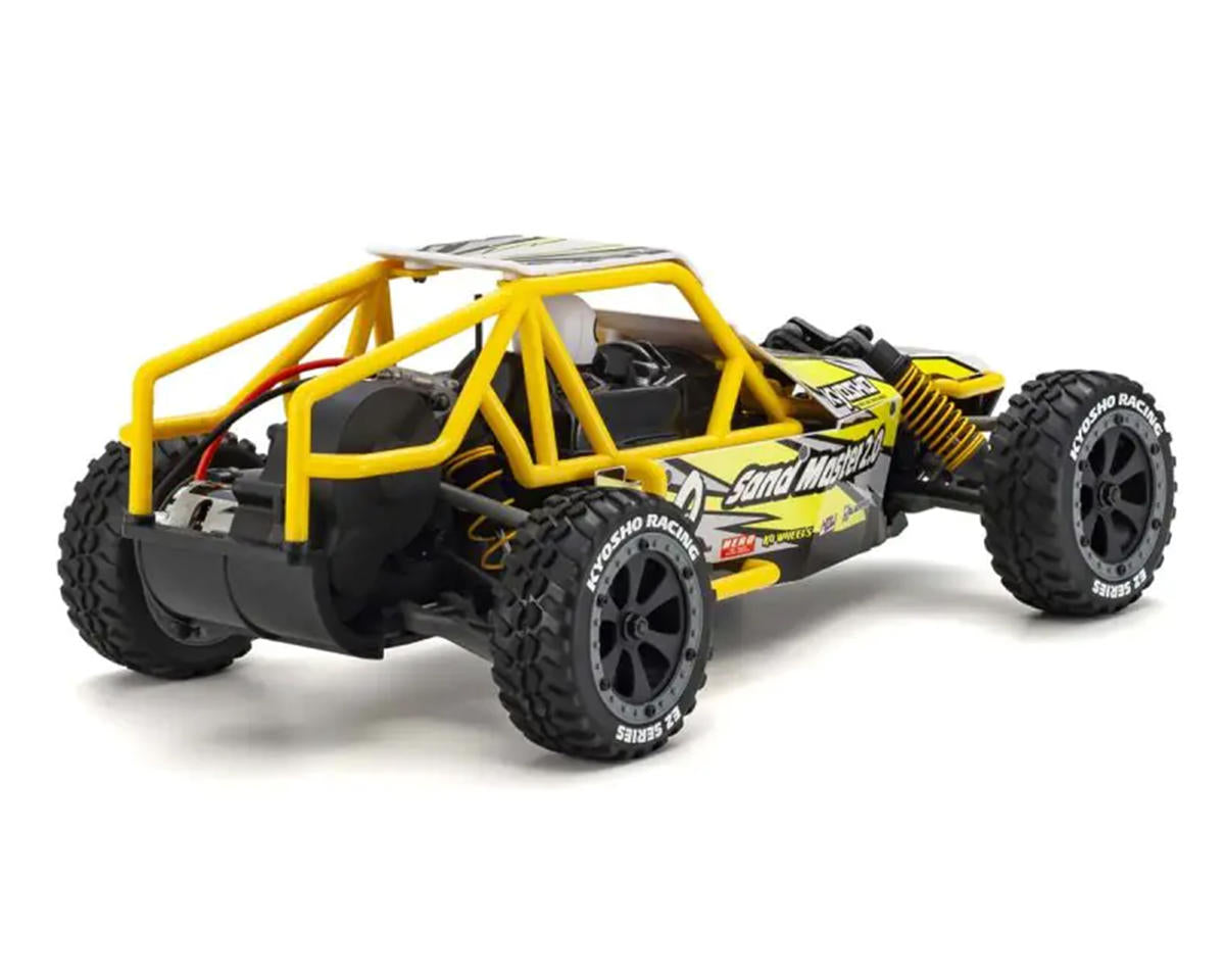 Kyosho - 1:10 Scale RC EP 2WD Buggy EZ Series readyset Sand Master 2.0 Color Type 2 (Yellow)