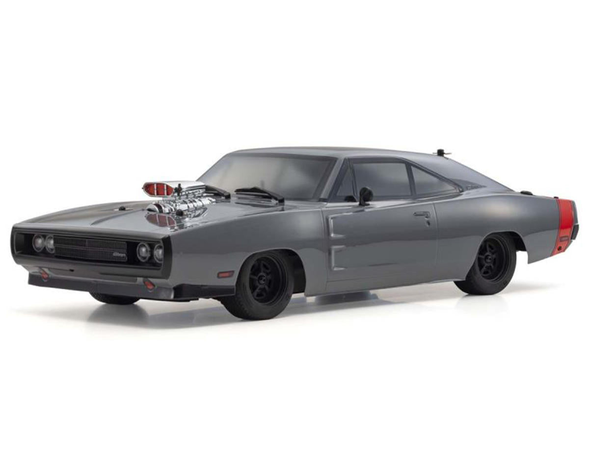 Kyosho - 1/10 Scale Radio Controlled Electric Powered 4WD FAZER Mk2 FZ02L VE Series Readyset 1970 Dodge Charger Supercharged VE Gray