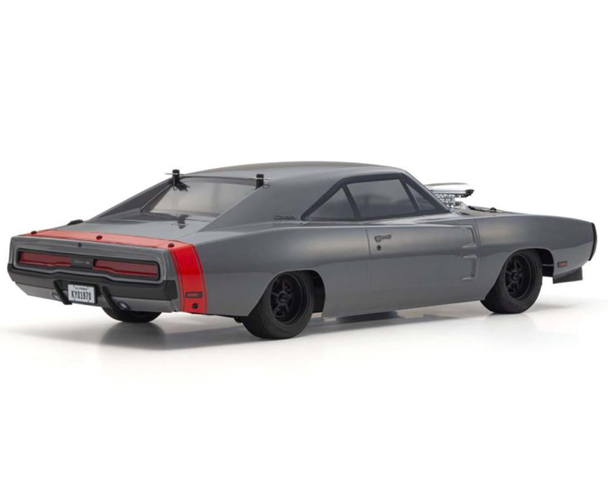 Kyosho - 1/10 Scale Radio Controlled Electric Powered 4WD FAZER Mk2 FZ02L VE Series Readyset 1970 Dodge Charger Supercharged VE Gray