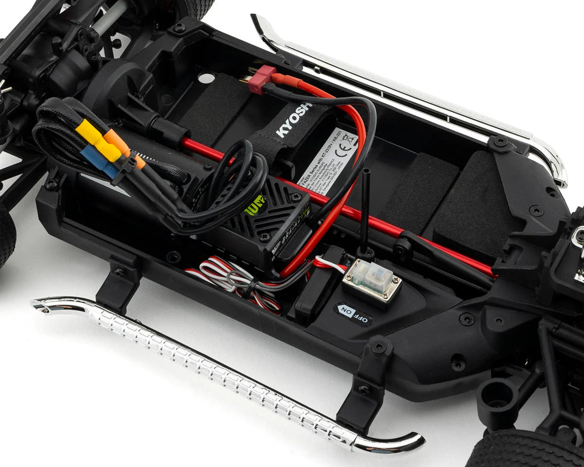 Kyosho - 1:10 Scale RC EP 4WD FAZER Mk2 FZ02L VE Series readyset 1970 Chevy® Chevelle® Supercharged VE Dark Blue