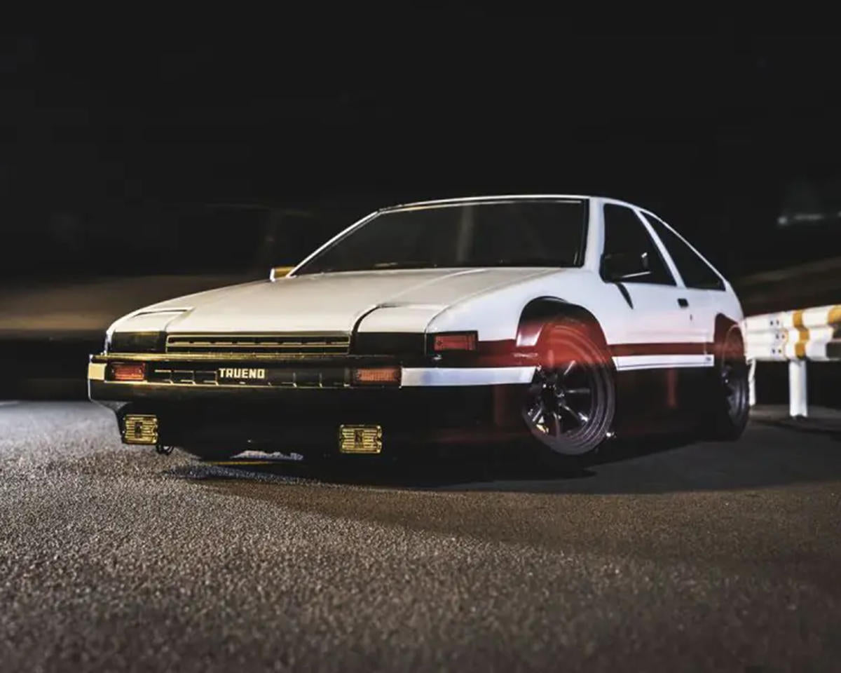 Kyosho - 1:10 Scale Radio Controlled Electric Powered 2WD FAZER D2 FZD2 Series readyset Toyota SPRINTER TRUENO AE86 White