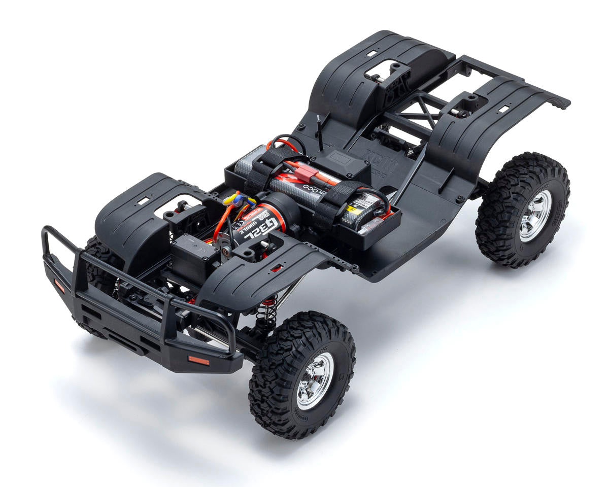 Kyosho - KC10 Toyota Land Cruiser 60 1/10 4WD ReadySet Brushed Rock Crawler (Grey) w/Syncro KT-231P+ 2.4GHz Radio