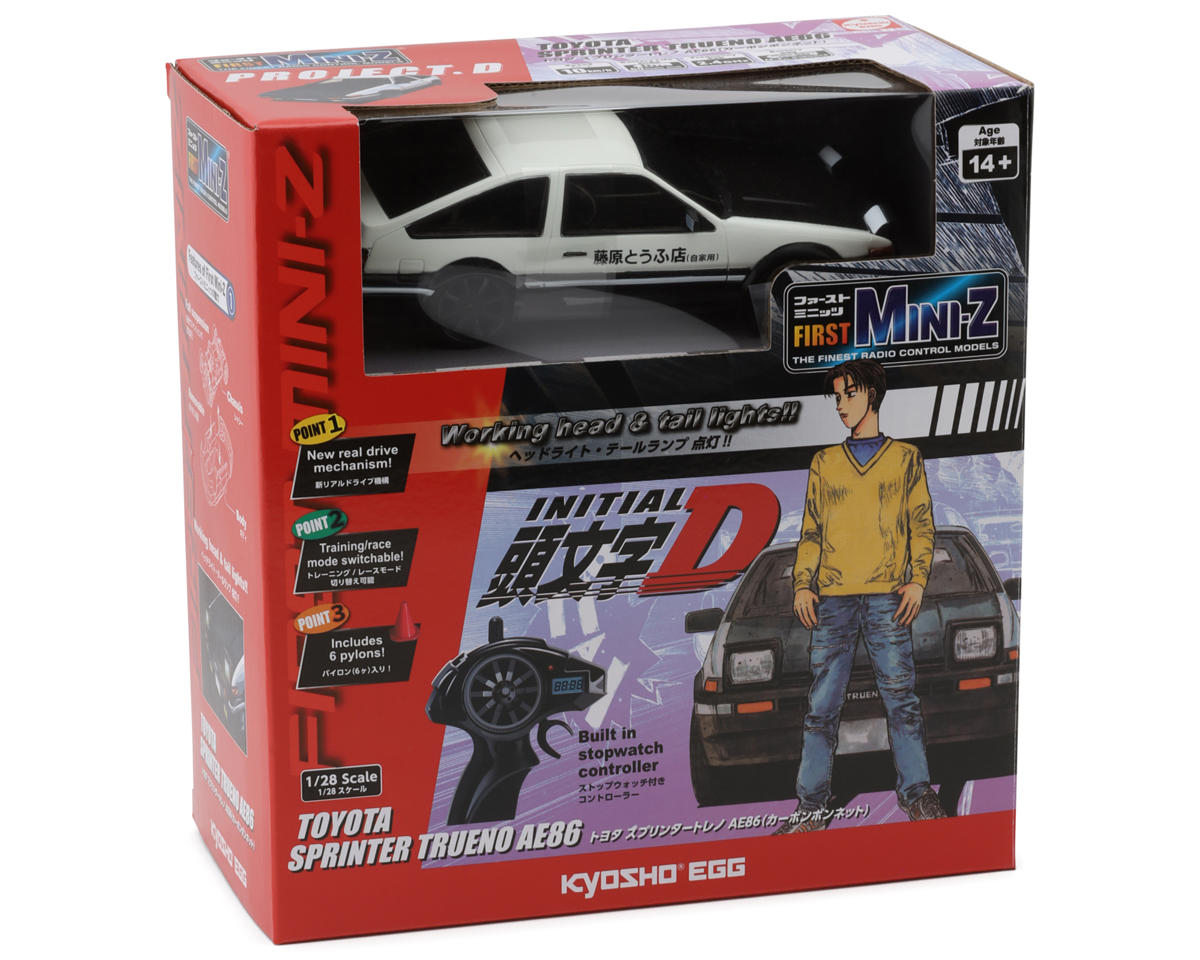 Kyosho - FIRST MINI-Z Initial D Toyota Sprinter Trueno AE86 w/Carbon WH/BK
