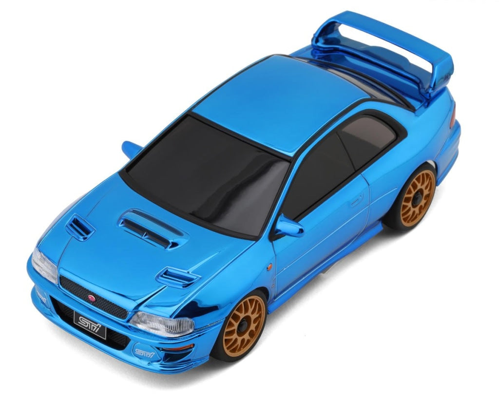 Kyosho - Mini-Z Asc Ma020 Subaru Impreza 22B-Sti Version Chrome Blue 60Th Anniversary En Existencia