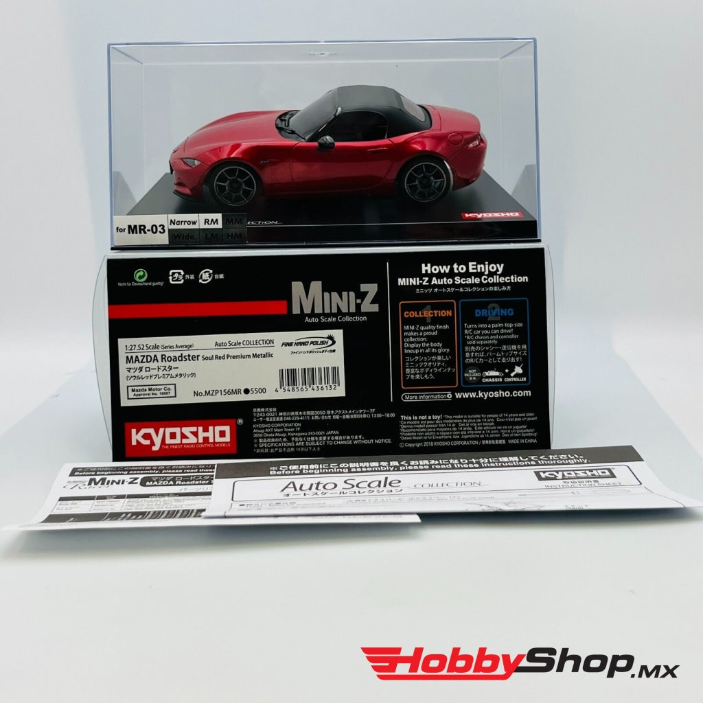 Kyosho - Mini-Z Asc Mr03N-Rm Mazda Roadster Soul Red Premium Metallic Body En Existencia