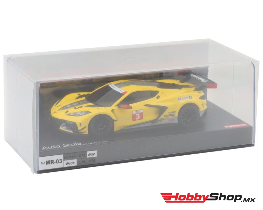 Kyosho - Mini-Z Asc Mr03W-Mm Chevrolet® Corvette® C8.R Yellow Body En Existencia