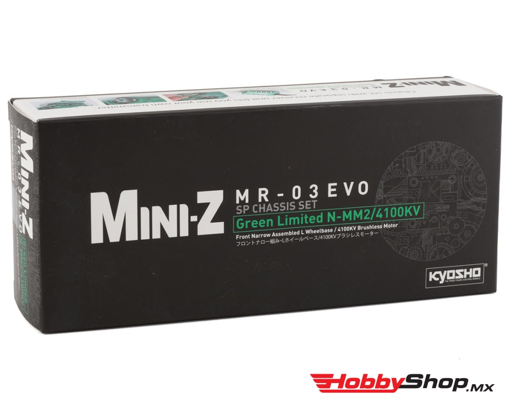 Kyosho - Mini-Z Racer Mr-03Evo Sp Chassis Set Green Limited (N-Mm2 / 4100Kv) En Existencia