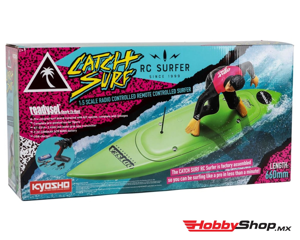 Kyosho - Rc Surfer4 Catch Surf Verde En Existencia