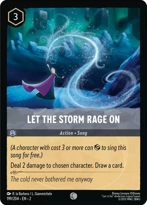 Carta Let the Storm Rage On,Set Rise of the Floodborn , Número de Tarjeta 199 , Color Steel, Rarity Common