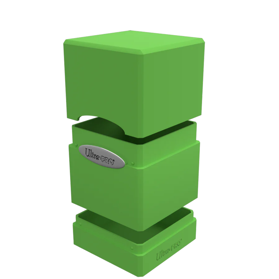 Ultra Pro: Classic SATIN Tower Deck box Lime Green