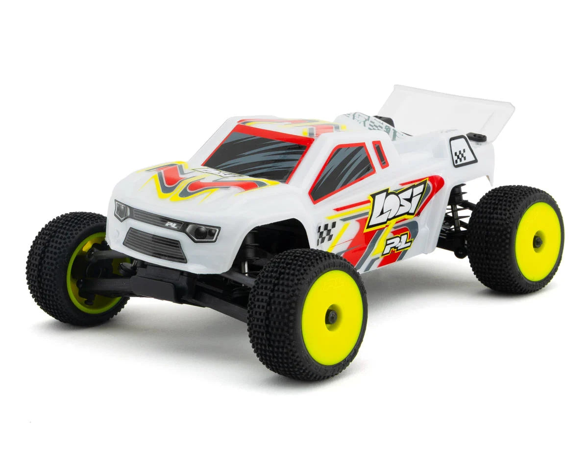 Team Losi - 1/28 Micro-T 2S 2WD RTR Stadium Truck (Battery & Charger Included), White