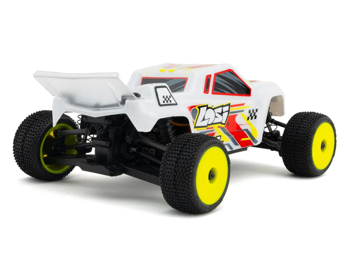Team Losi - 1/28 Micro-T 2S 2WD RTR Stadium Truck (Battery & Charger Included), White