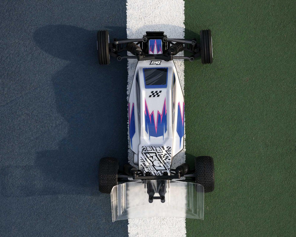 Team Losi - Micro-B 1/24 RTR 2WD Buggy (Silver) w/2.4GHz Radio, Battery & Charger