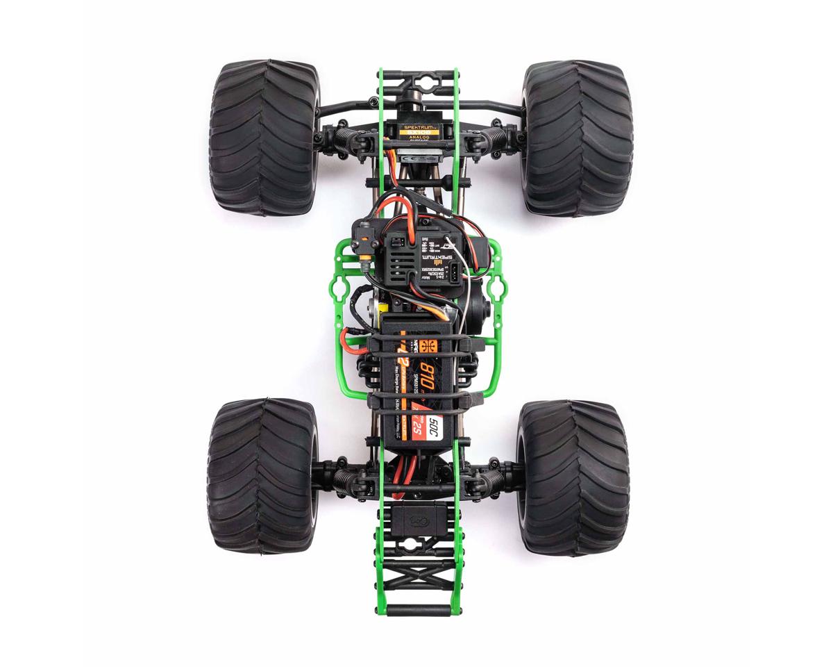 Team Losi - 1/18 Mini LMT Grave Digger 2S 4X4 RTR Brushed Monster Truck (Battery & Charger Included), Green
