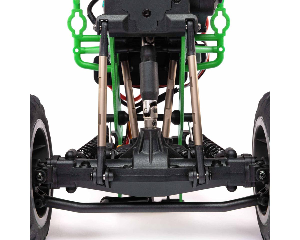 Team Losi - 1/18 Mini LMT Grave Digger 2S 4X4 RTR Brushed Monster Truck (Battery & Charger Included), Green