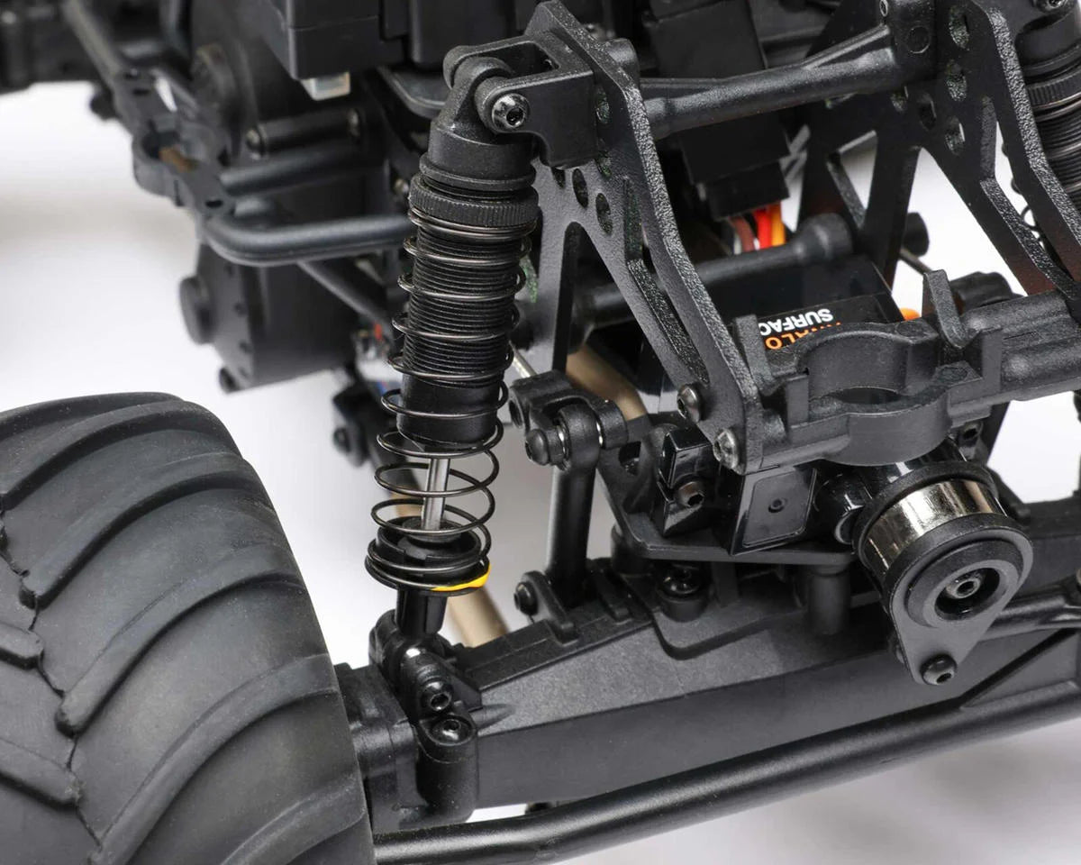 Team Losi - 1/18 Mini LMT Megalodon 2S 4X4 RTR Brushed Monster Truck (Battery & Charger Included), Blue