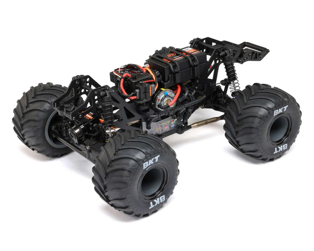 Team Losi - 1/18 Mini LMT Megalodon 2S 4X4 RTR Brushed Monster Truck (Battery & Charger Included), Blue