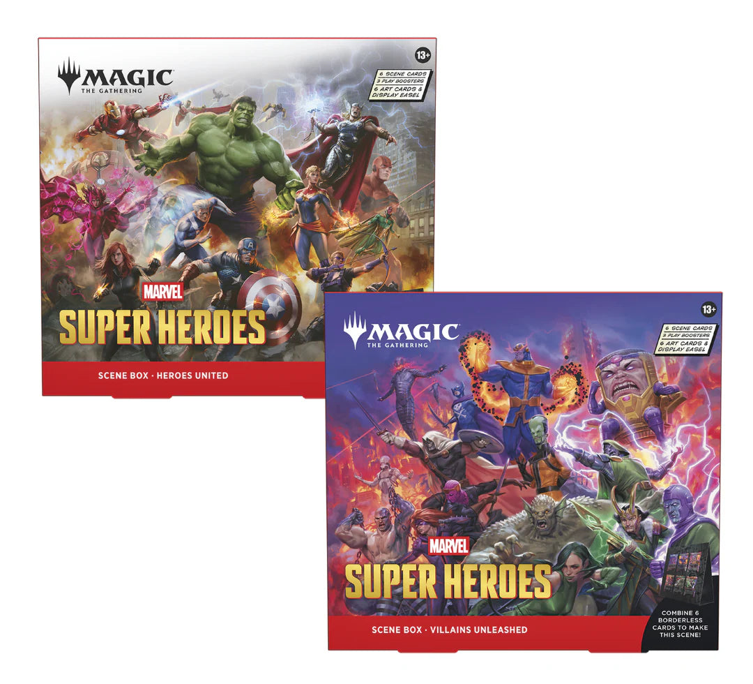 Magic MTG - Universes Beyond - Marvel Super Heroes- Scene Box Display
