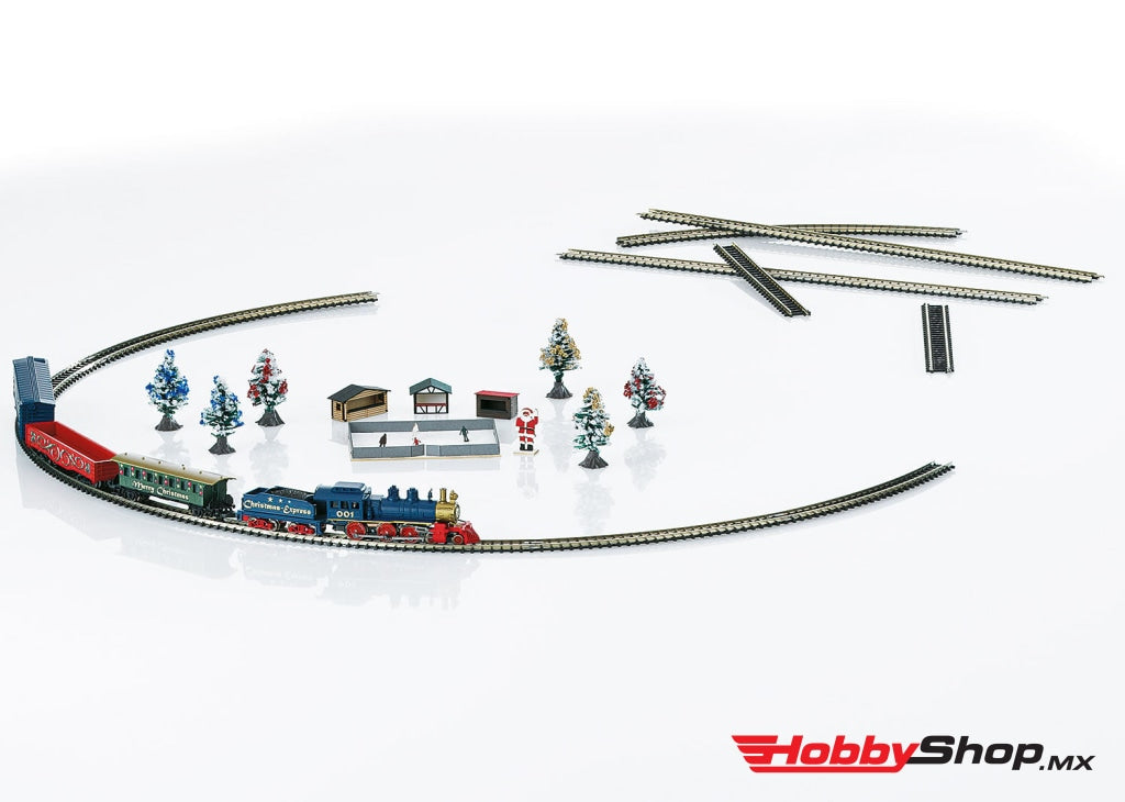 Märklín - Christmas Starter Set: Tren De Mercancías A Vapor Con Vía Ovalada. En Existencia