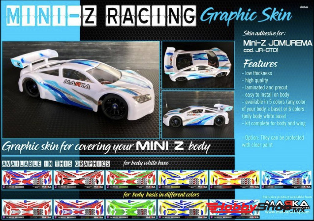 Marka - Skin Adhesive 1:28 Jomurema Body Jr-Gt01 Clear-Color3 (1Pcs) En Existencia