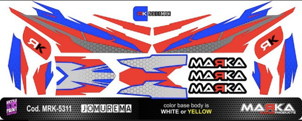 Marka - Skin Adhesive 1:28 Jomurema Body Jr-Gt01 Color2 (1Pcs) En Existencia