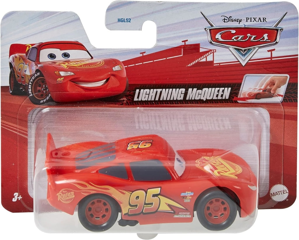 Mattel - Disney Pixar Cars Rayo Mcqueen Pullback Escala 1:43 En Existencia