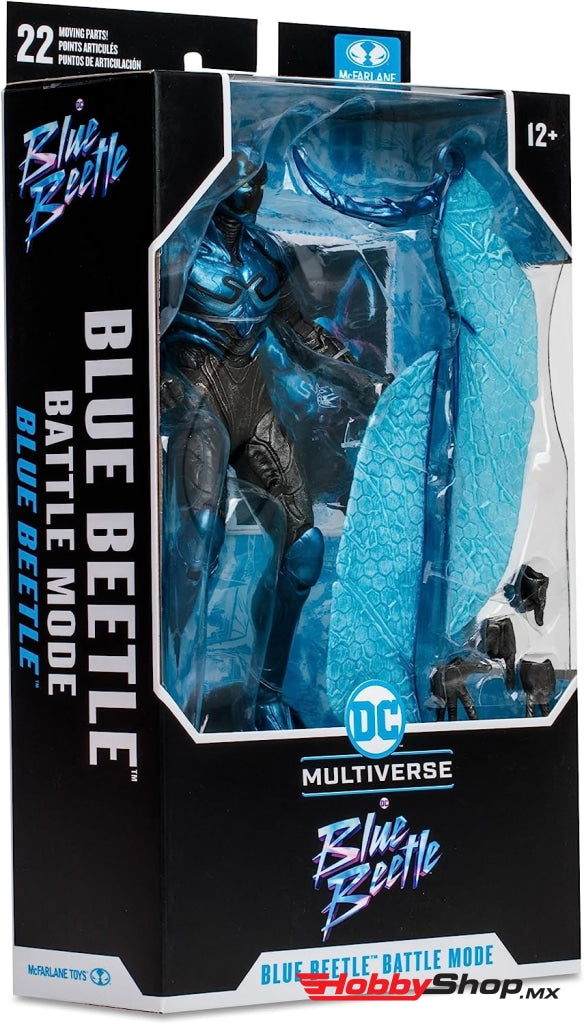 Mcfarlane Toys - Blue Beetle Battle Mode Escarabajo Azul En Existencia