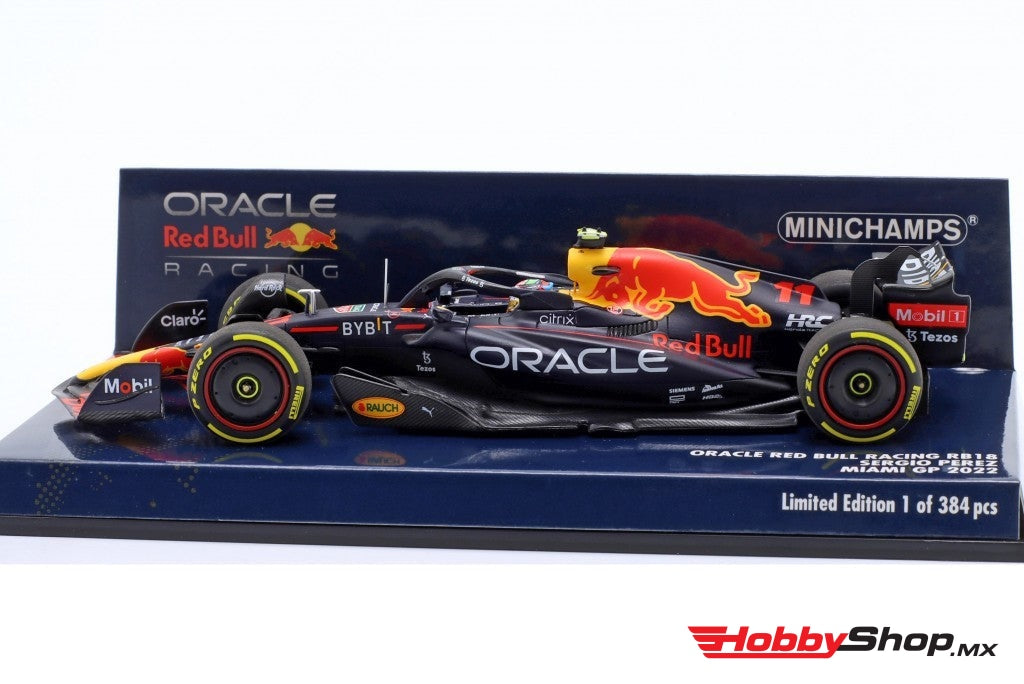 Minichamps - Red Bull F1 Rb18 Team Oracle Racing #11 4Th Miami Gp 2022 Sergio Pérez Escala 1:43 En