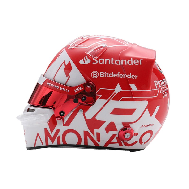 LookSmart - Casco Charles Leclerc Mónaco GP 2024, escala 1:5