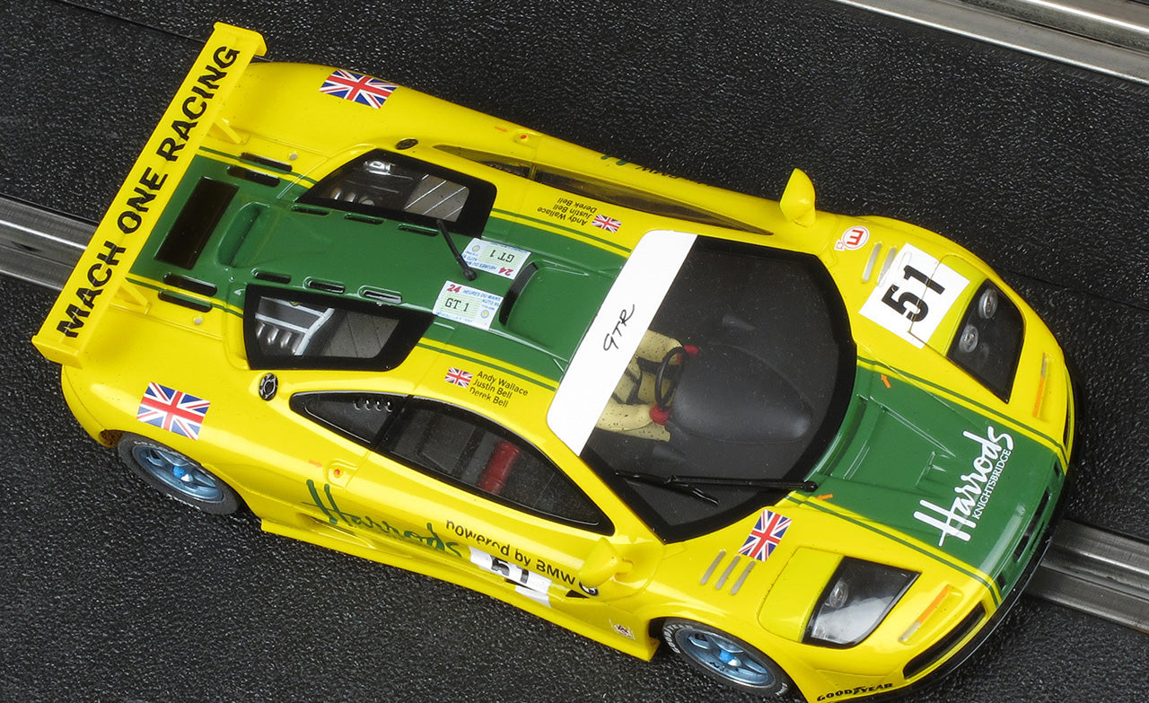 MRSlotcar - McLaren F1 GTR Harrods - '95 Le Mans - Análogo, escala 1/32