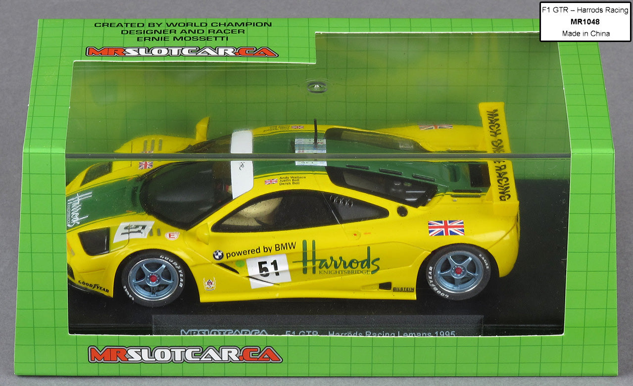 MRSlotcar - McLaren F1 GTR Harrods - '95 Le Mans - Análogo, escala 1/32