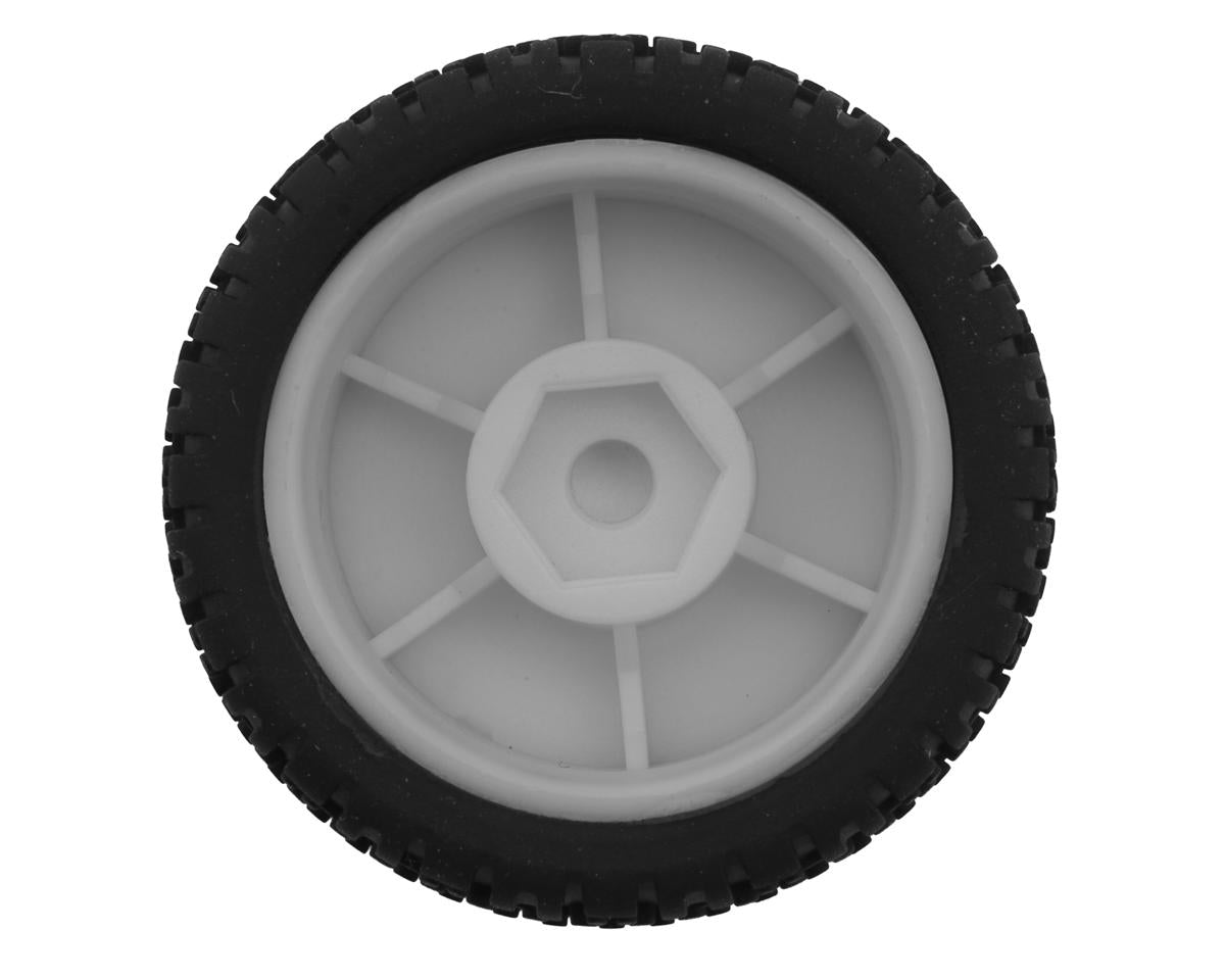 Maverick - Microbe Pre-Mounted Tire Set (White) (Front / Rear)