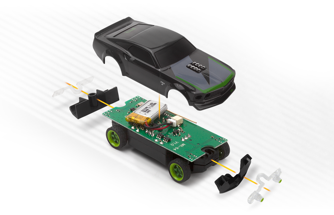 HPI Racing - Nano-TTR 1969 Ford Mustang RTR-X