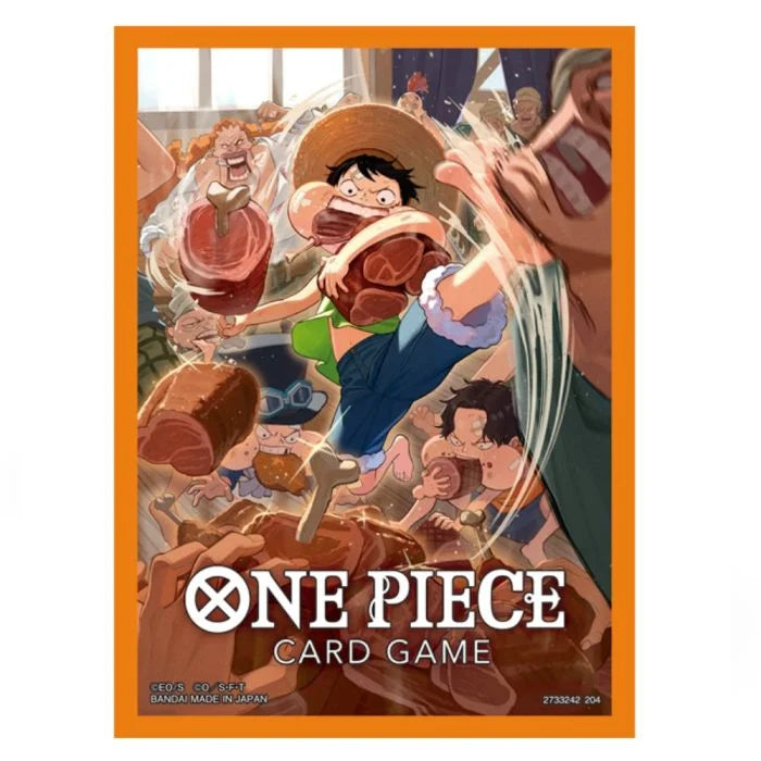Bandai - One Piece Card Game: Official Sleeves TCG Stores Limited Edition (Luffy & Ace)
