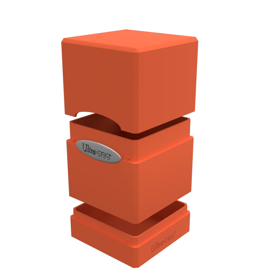 Ultra Pro: Classic SATIN Tower Deck box Pumpkin Orange