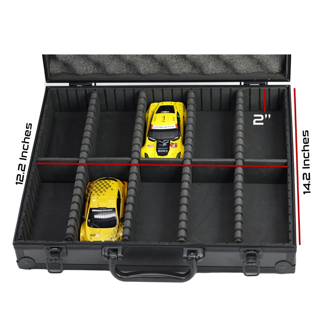 ProCraft - 1/32 Slot Car Aluminum Carrying Case For Scalextric Carrera Slot.it NSR Storage