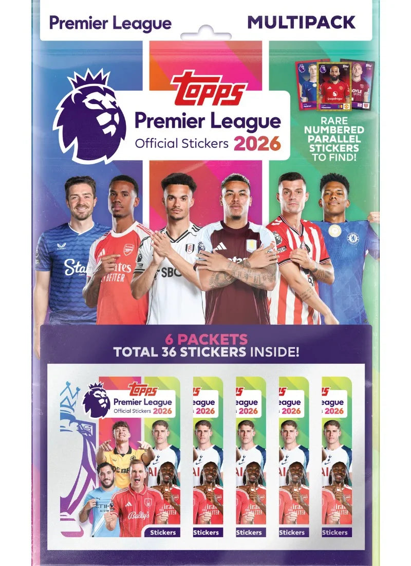 Topps Premier League 2026: Sticker & Album - Multipack