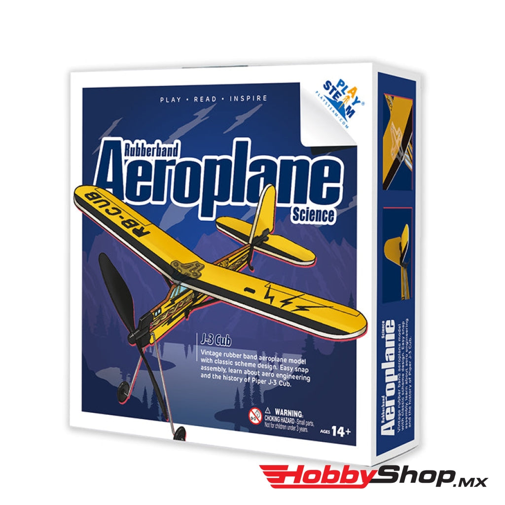 Play Steam - Rubber Band Airplane Science J-3 Cub En Existencia