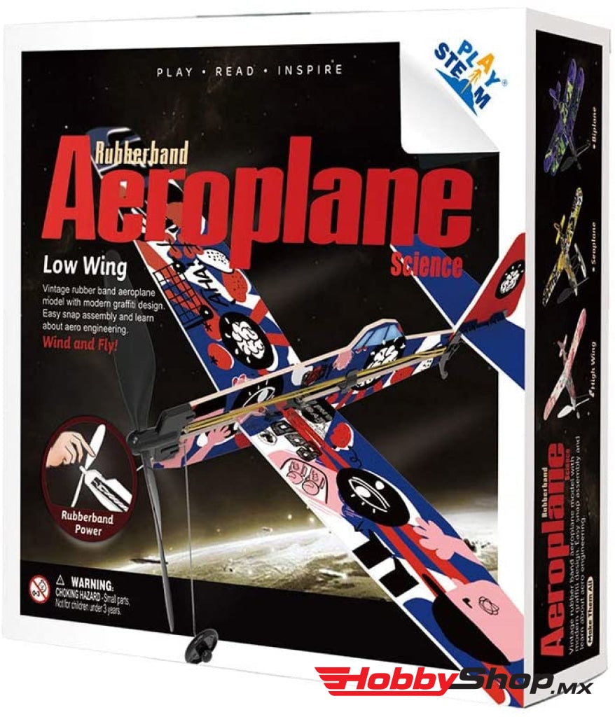 Play Steam - Rubber Band Airplane Science Low Wing En Existencia